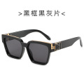 rectangle 2020 new arrivals sunglasses trendy shades designer punk metal plastic sun glasses women men 79362